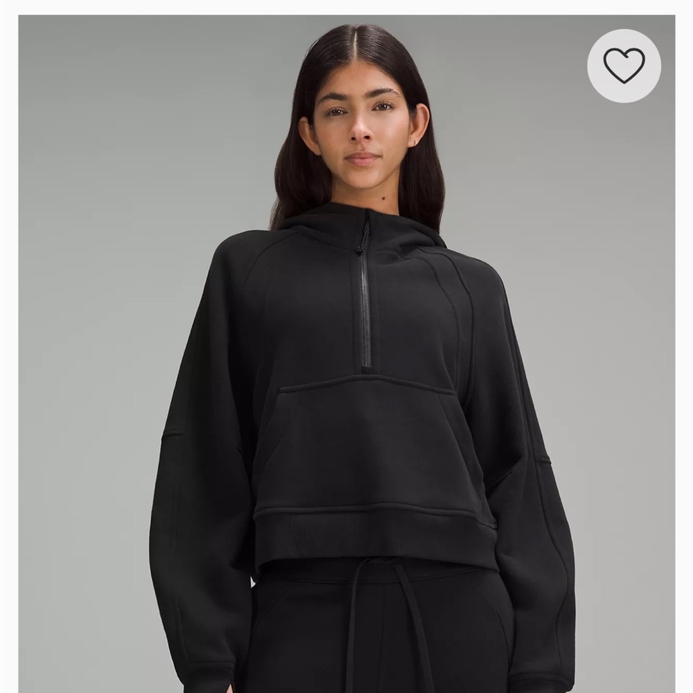 Lululemon Athletica Black Scuba Women's Half-Zip Hoodie